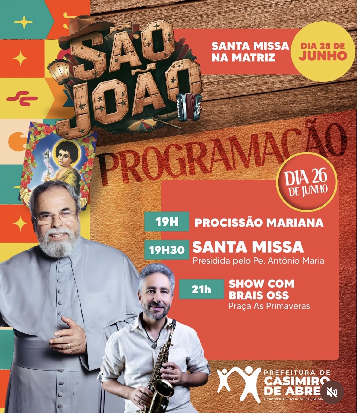 *Barra de São João celebra seu padroeiro com programação religiosa, cultural e musical*