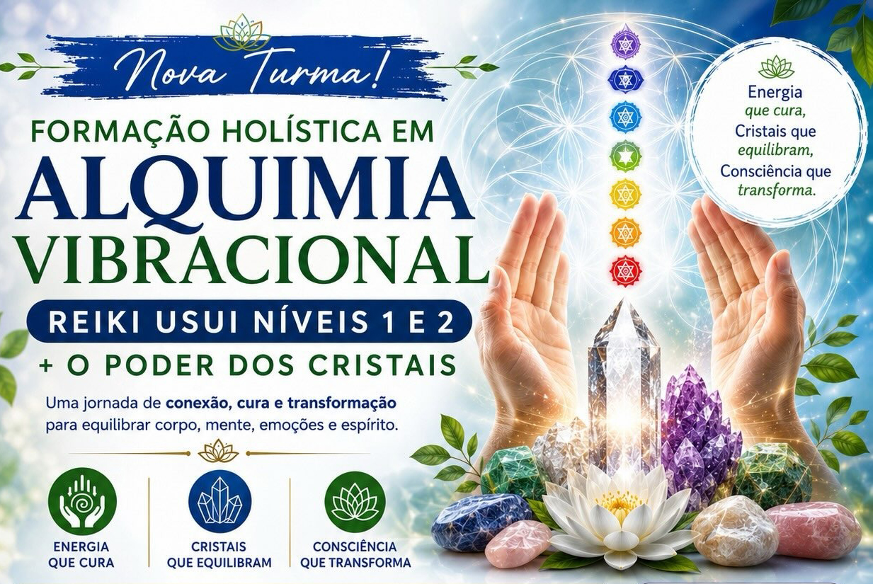 Secretaria da Mulher abre inscrições para formação gratuita em Reiki Usui e Alquimia Vibracional