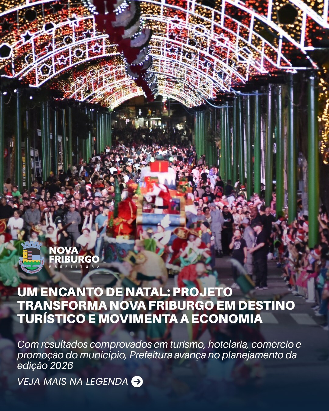UM ENCANTO DE NATAL: PROJETO TRANSFORMA NOVA FRIBURGO EM DESTINO TURÍSTICO E MOVIMENTA A ECONOMIA