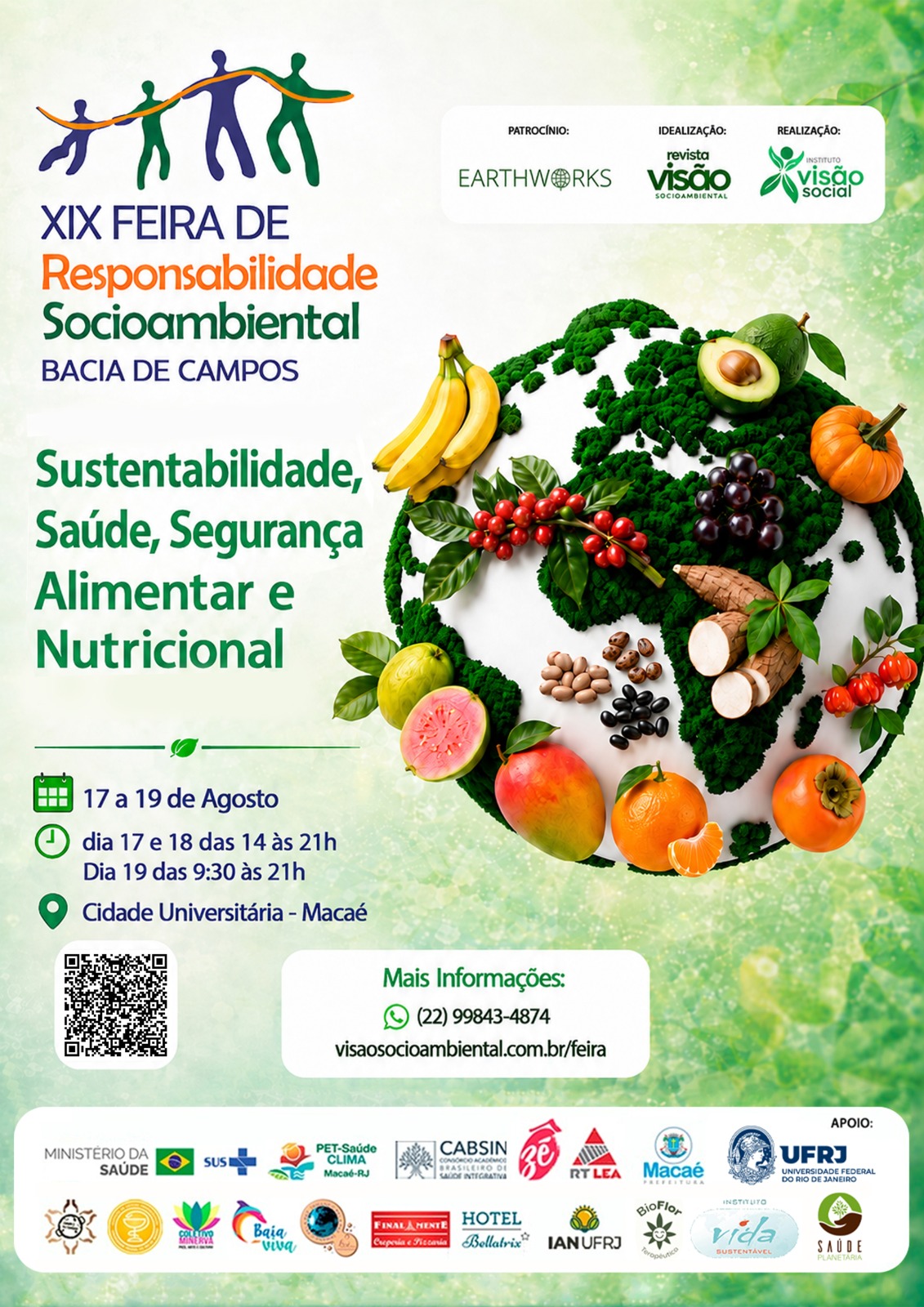 XIX Feira de Responsabilidade Socioambiental BC foi aberta nesta segunda (17)