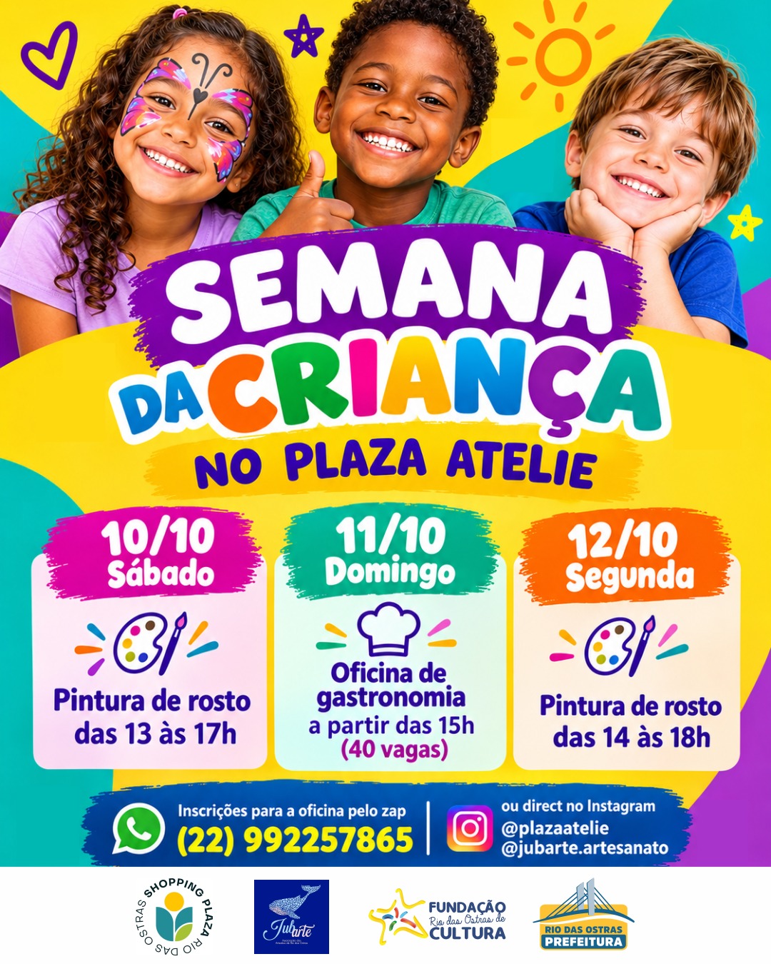 Fundação de Cultura de Rio das Ostras faz programação especial na Semana da Criança