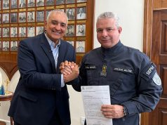 Prefeito Carlos Augusto solicita à PM reforço do e...